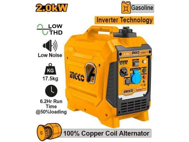 GENERADOR INVERTER 2.0KW INGCO GEI23006