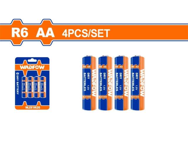 PACK X 4 PILAS AA WADFOW WJX1K05