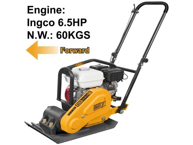 PLANCHA COMPACTADORA 60KG GASOLINA INGCO GCP060-2